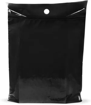 Popular Plastic Bags - Black Car Trash Bags 50 pcs - 12x15x2 Thick Disposable Hanging - Easy Replace Small Plastic Trash Bags