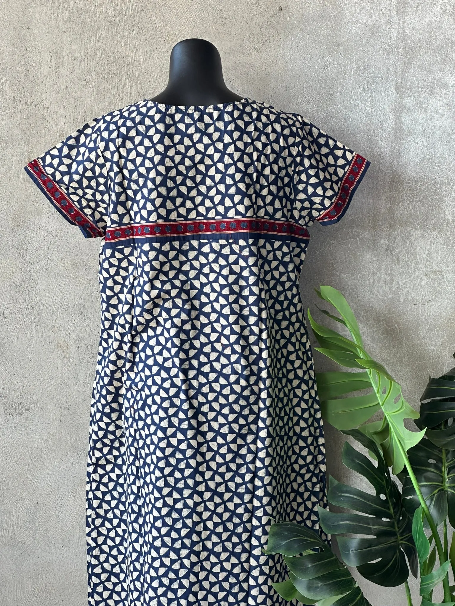 Printed cotton nighty