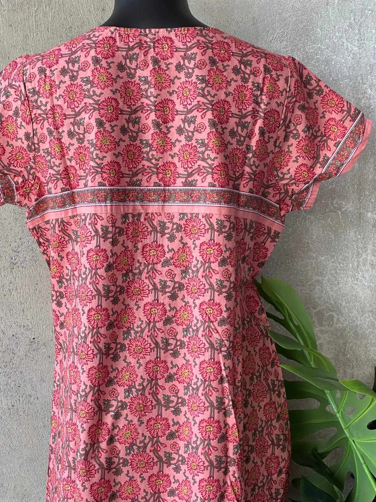 Printed cotton nighty