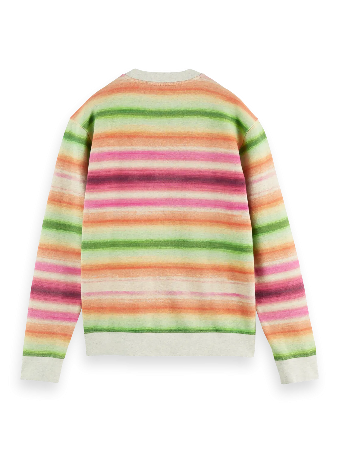 Printed Gradient Crewneck Sweatshirt Combo C 0219