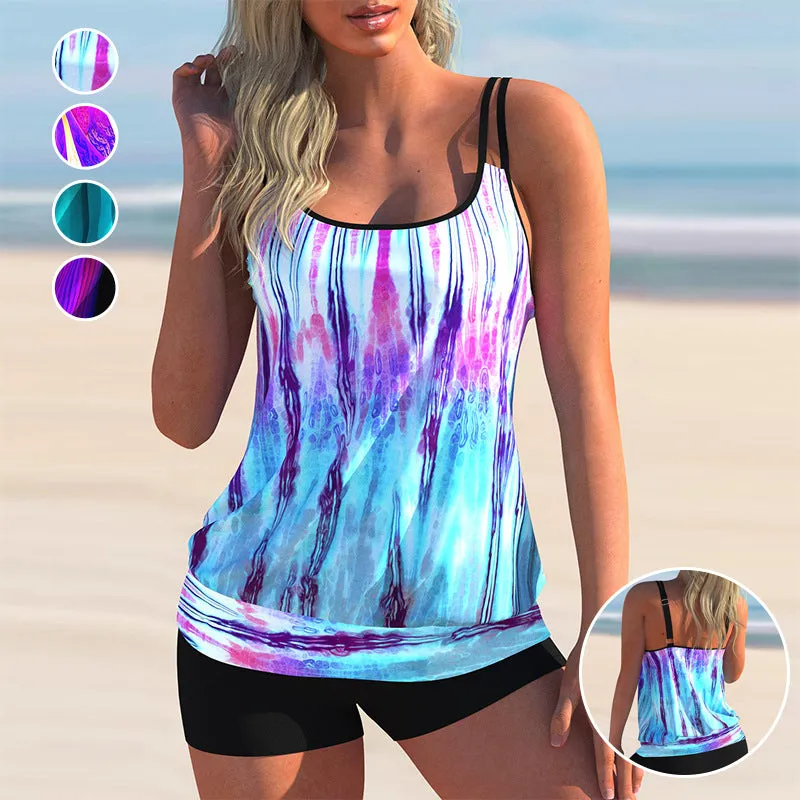 Printed Gradient Two-piece Swimsuit
