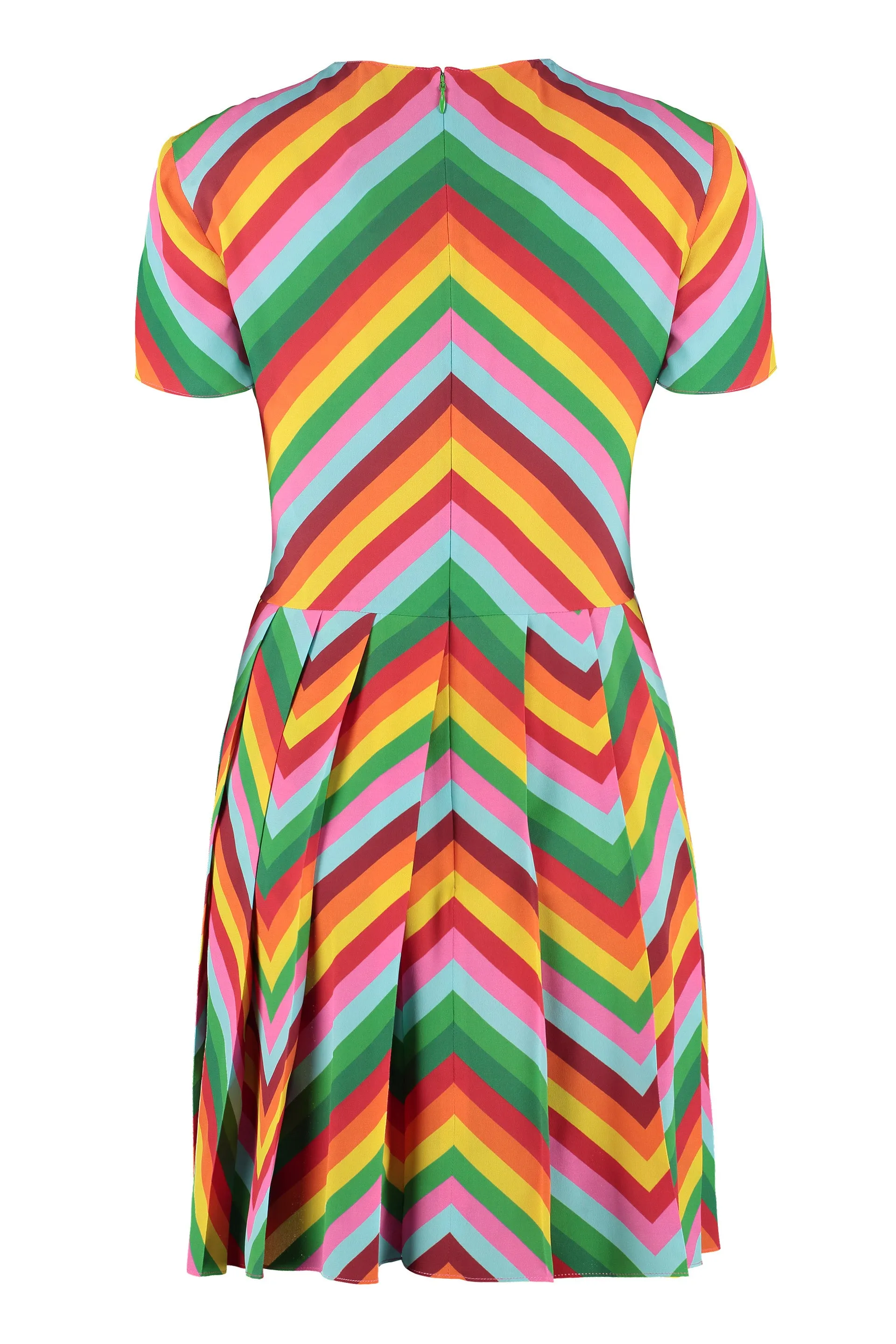 Printed silk dress
