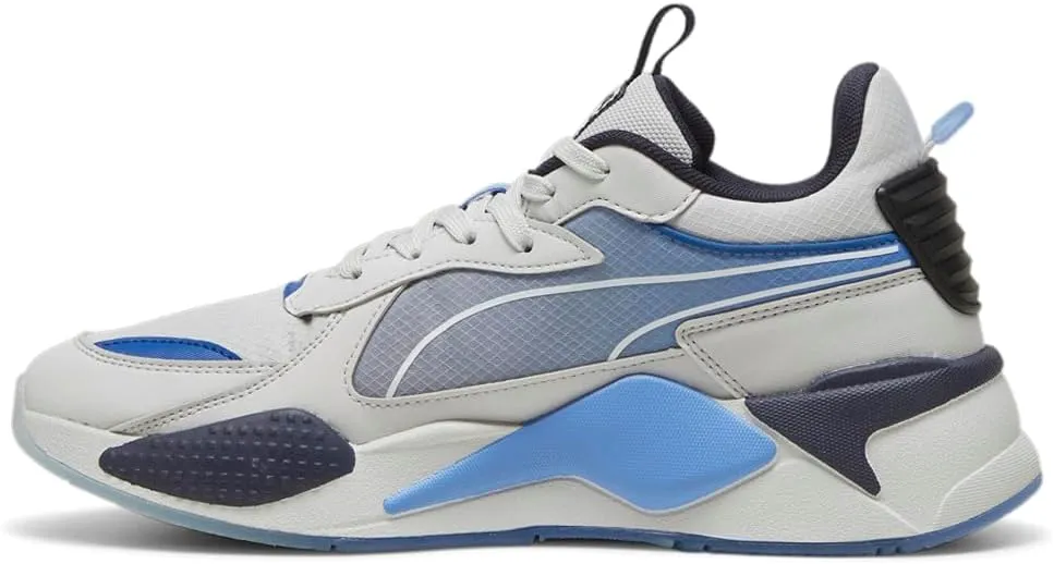 PUMA Mens Rs-X X Ps Lace Up Sneakers Shoes Casual - Blue, Grey - Size 9 M, 39631101