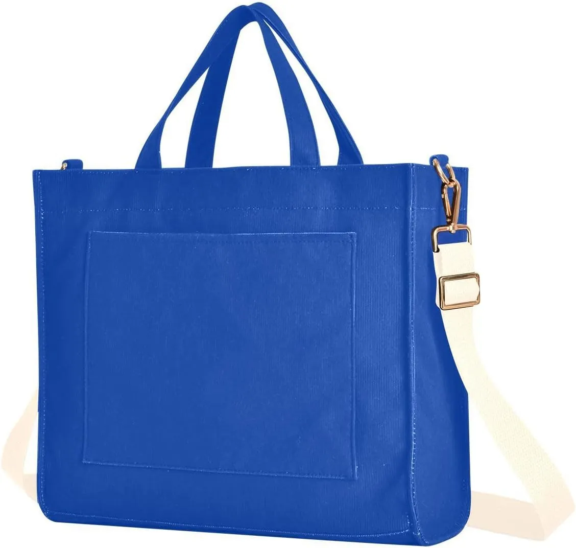 Purple Gradient Tote Purse Women, Corduroy Totes Bags for Women College Tote Bag Small Bag