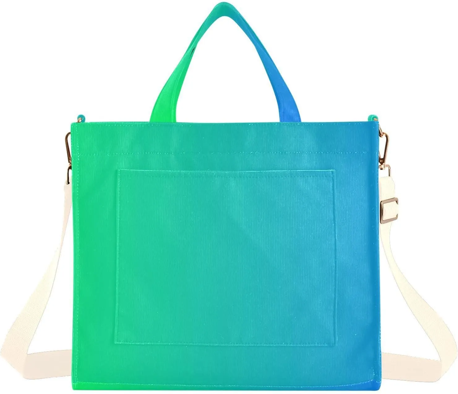Purple Gradient Tote Purse Women, Corduroy Totes Bags for Women College Tote Bag Small Bag