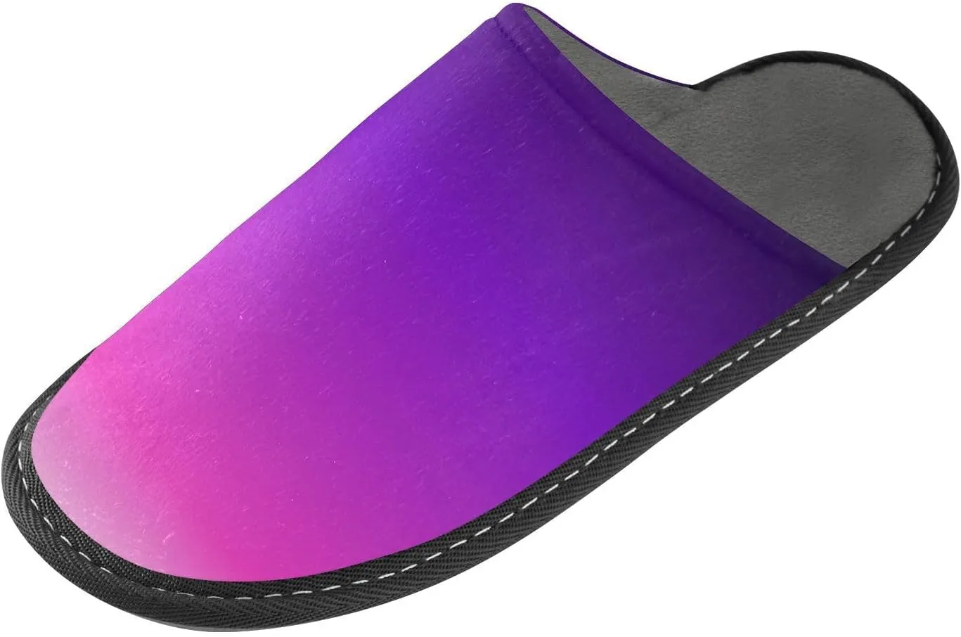 Purple Rose Gradient House Slippers for Women Men Non-Slip Cute Slippers