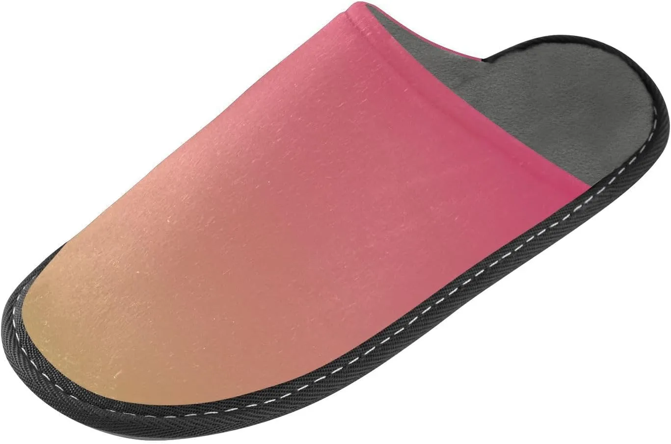 Purple Rose Gradient House Slippers for Women Men Non-Slip Cute Slippers