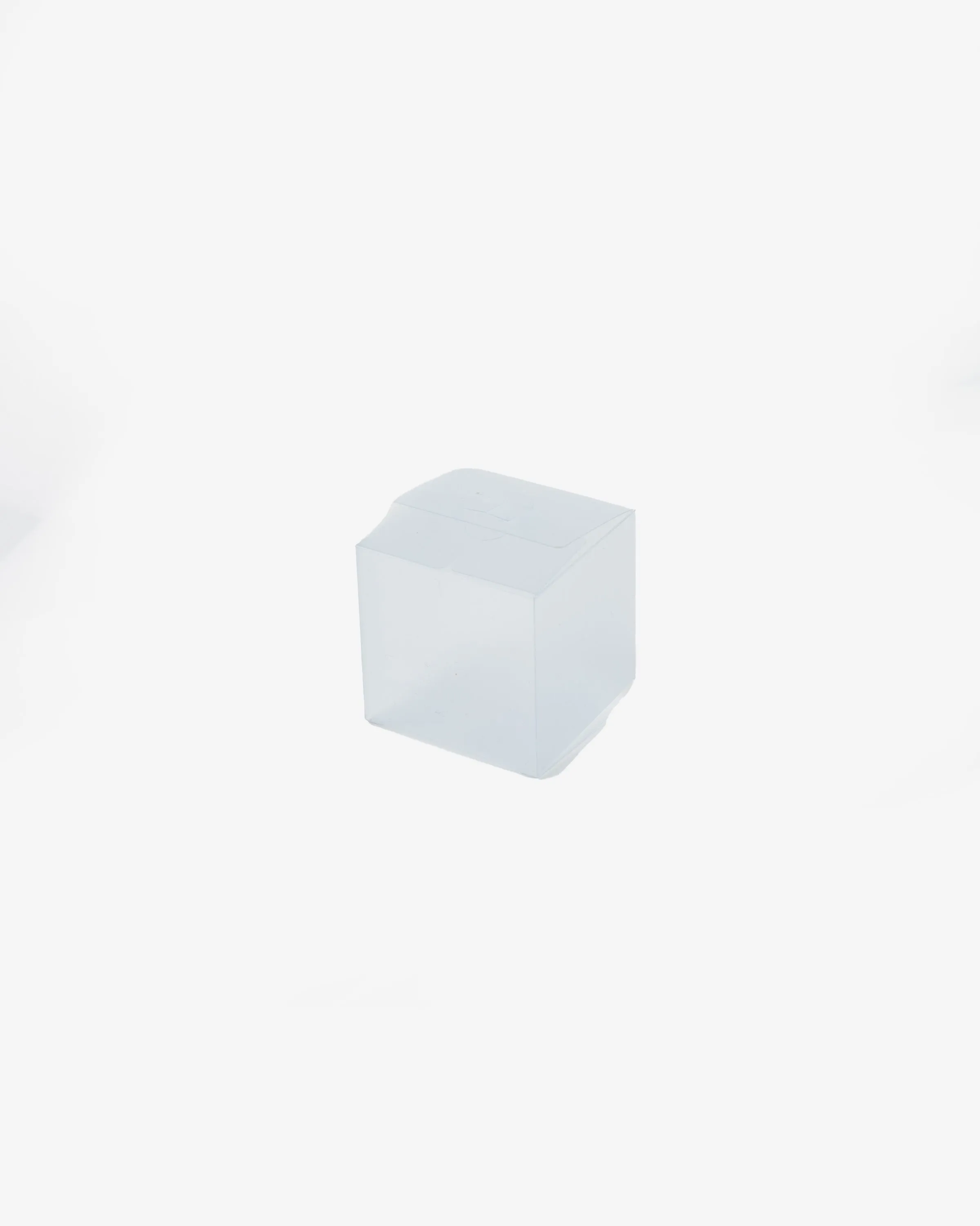 PVC Frosted Cube, 10 pcs