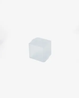 PVC Frosted Cube, 10 pcs