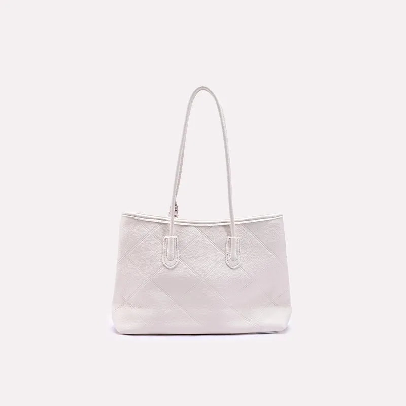 Reverie White Casual Shoulder Bags  0331193