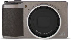 Ricoh GR III Diary Edition, Metallic Warm-Gray Body with Dark Brown Grip and Natural Silver Ring, Digital Compact Camera with 24MP APS-C Size CMOS Sensor, 28mmF2.8 GR Lens (in The 35mm Format)