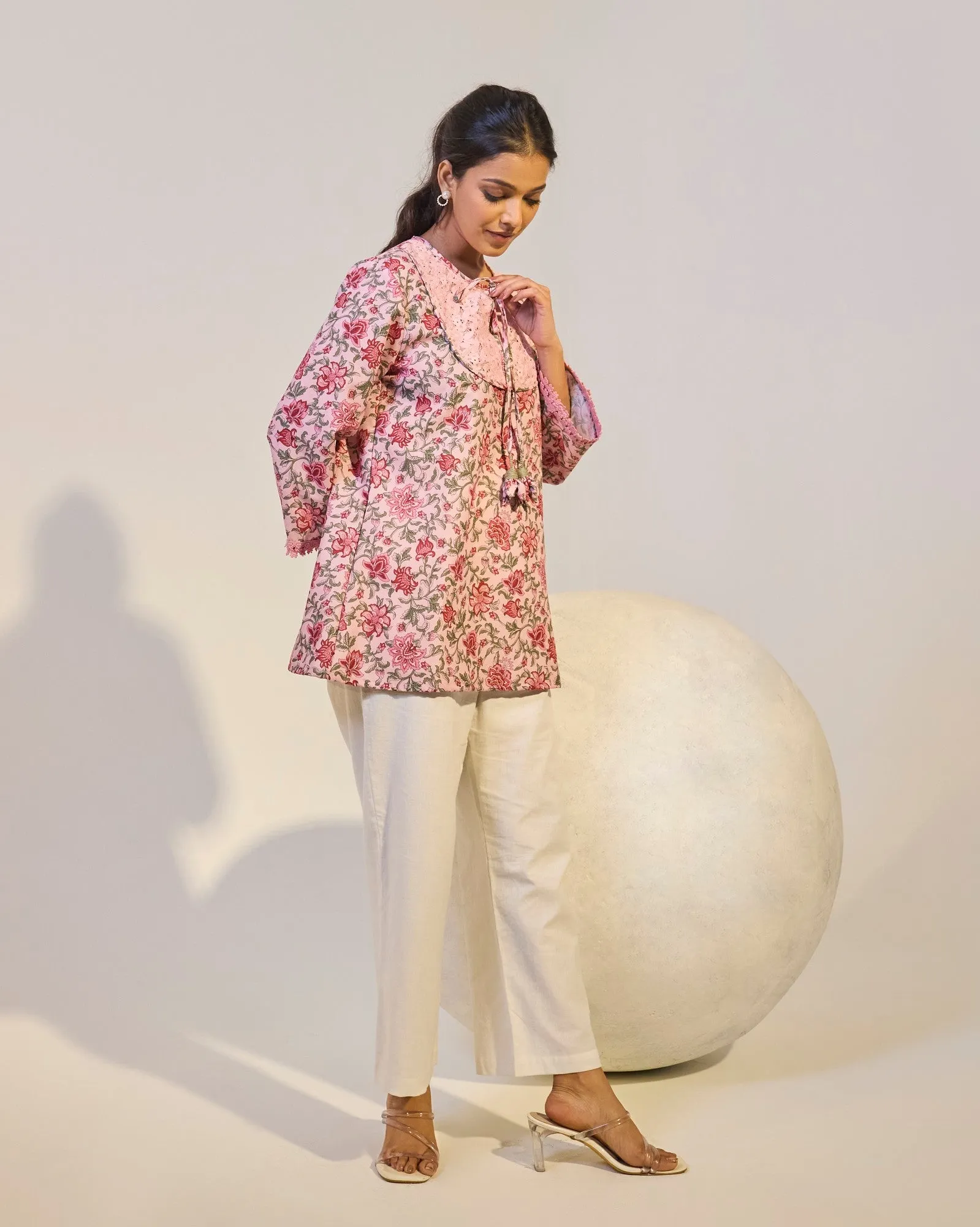 Rosewood Chintz Printed Top