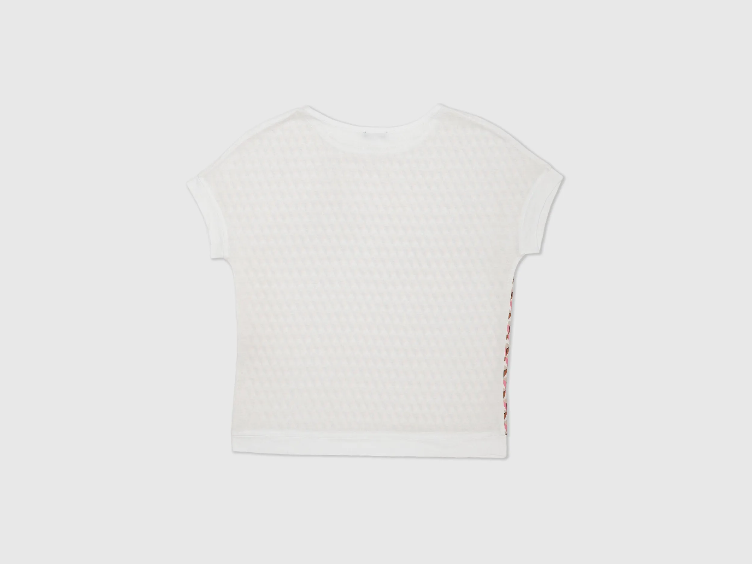 Round Neck Printed Top