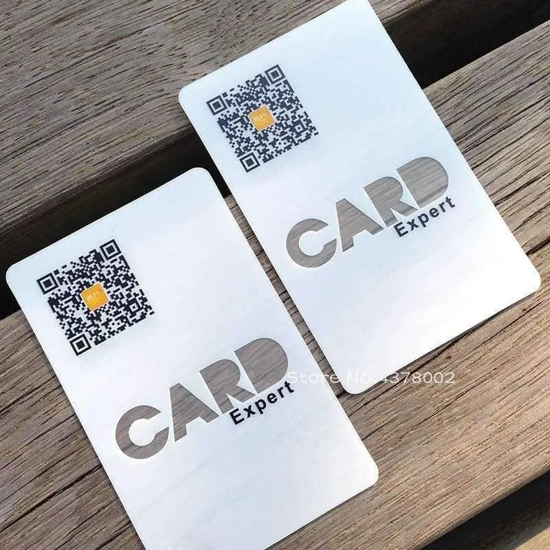 Rynx | PVC Plastic Transparent Business Cards Fine Matt Customizable 0.38mm Visiting Cards High Quality Free Shipping