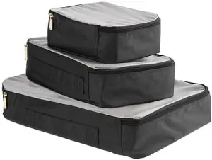 Samantha Brown 3-piece Packing Cubes (Black), S7818-67-3C