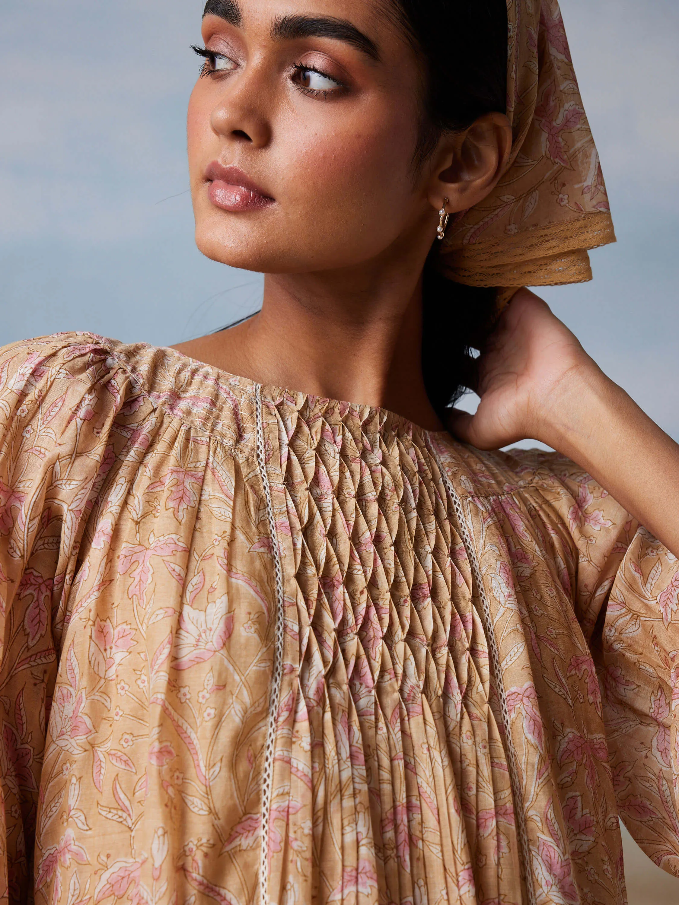 Sandcastle Chintz Midi Dress