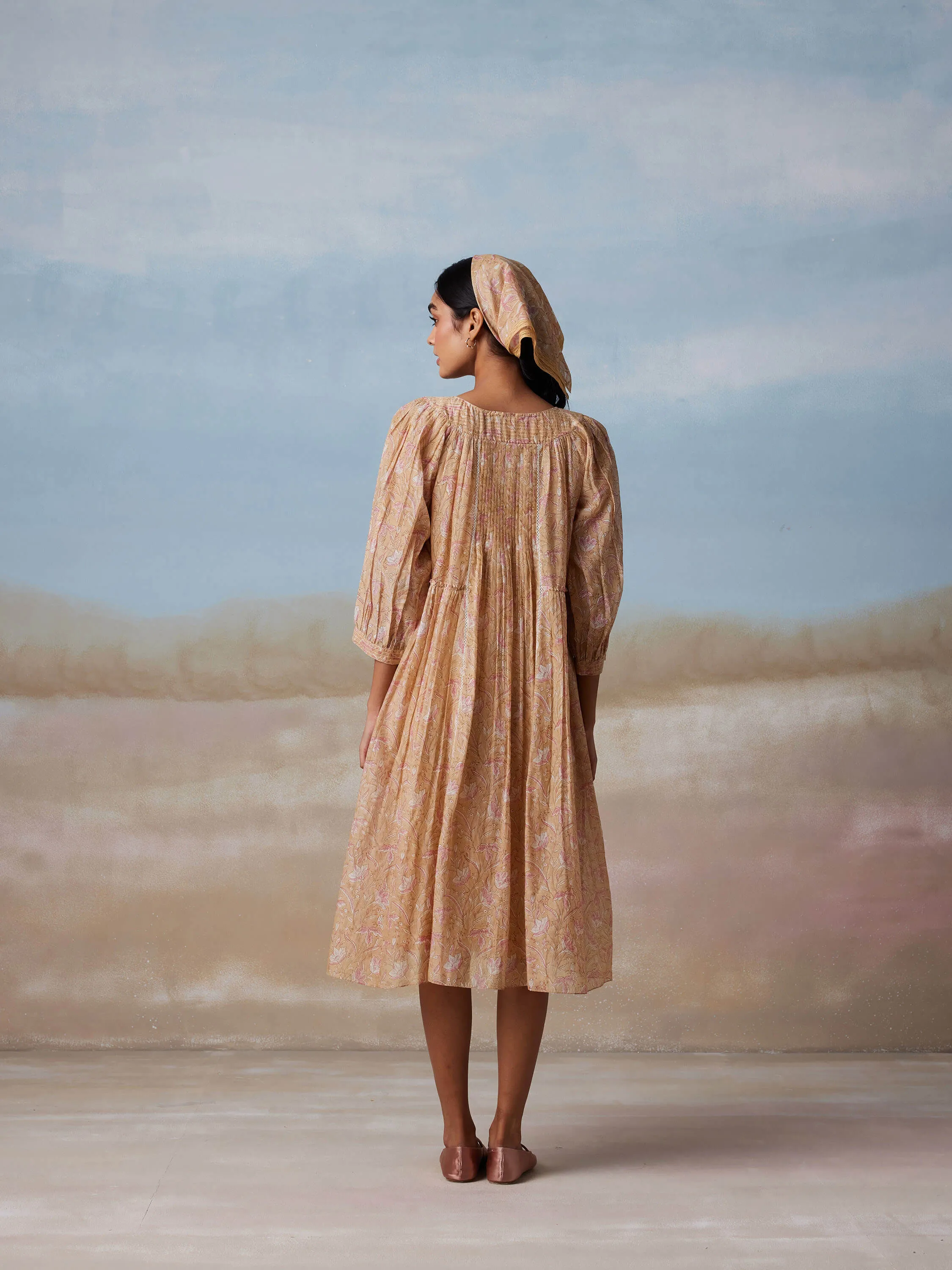 Sandcastle Chintz Midi Dress
