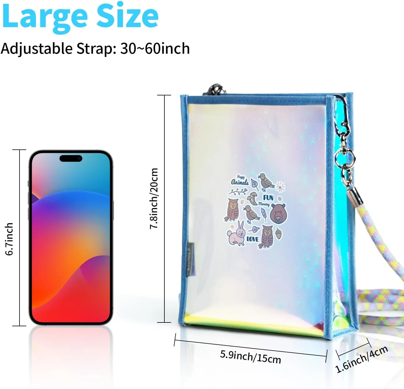 SANTALA Small Crossbody Bags for Women Cell Phone Bag Wallet Purses Adjustable Strap