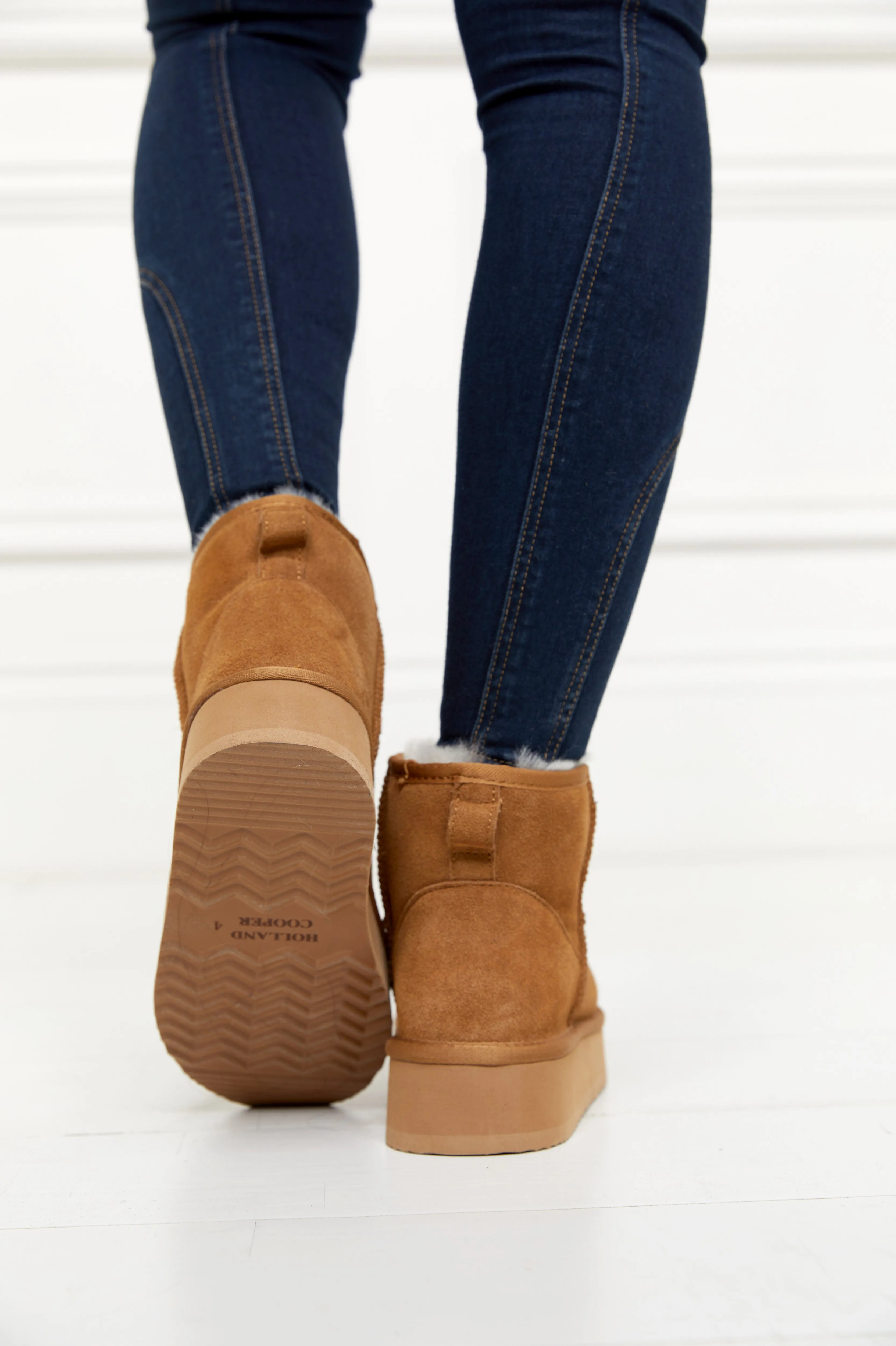 Shearling Platform Boot