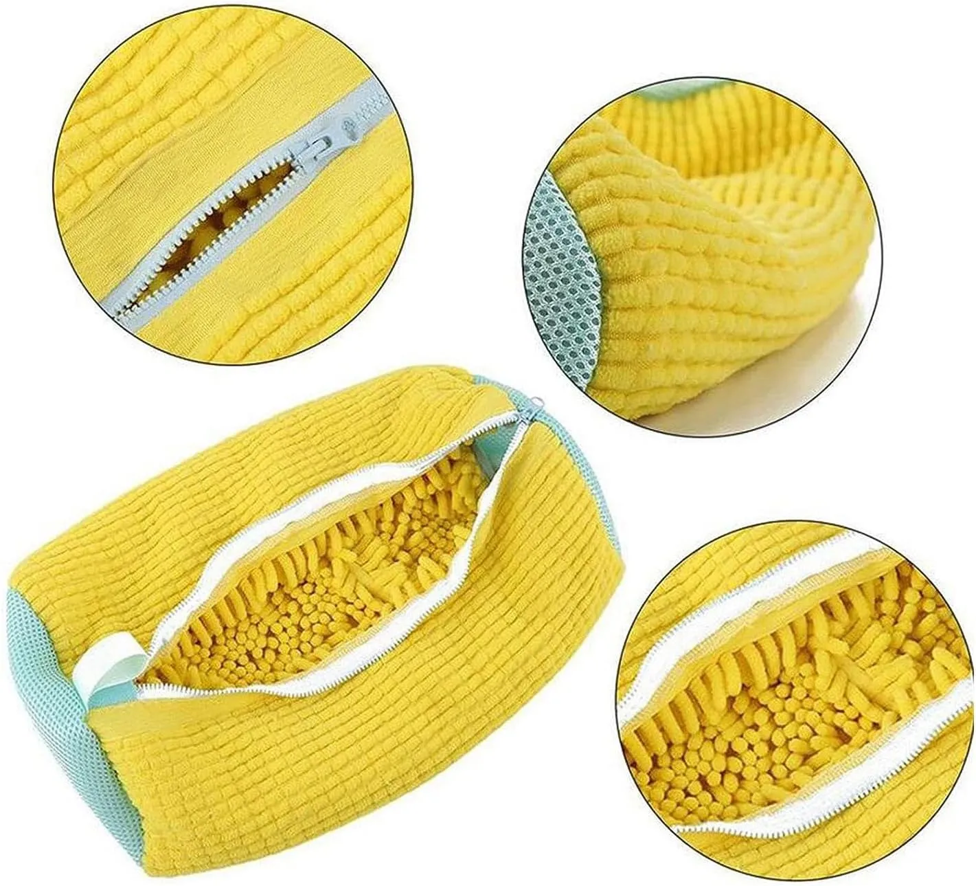 Shoe Washing Machine Bag Sole suds Magic Bag Laundry Shoes Bag (1pc Grey)