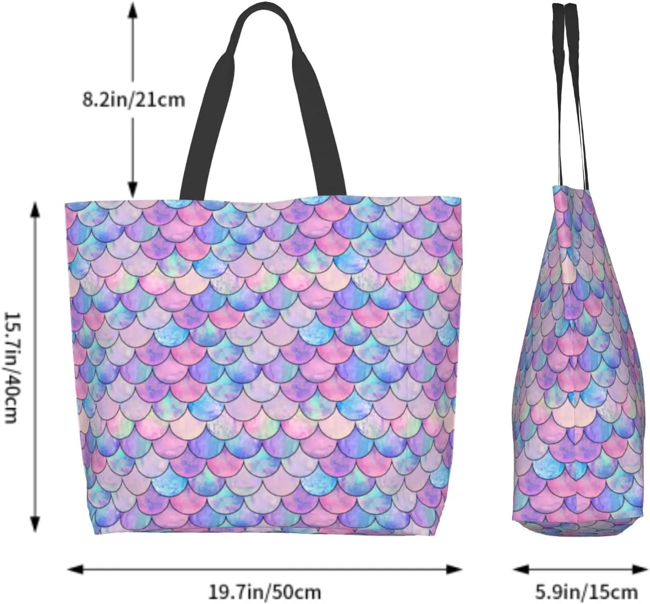 Shoulder Bag Large Reusable Eco-friendly Shopping Bags Portable Storage Handbag