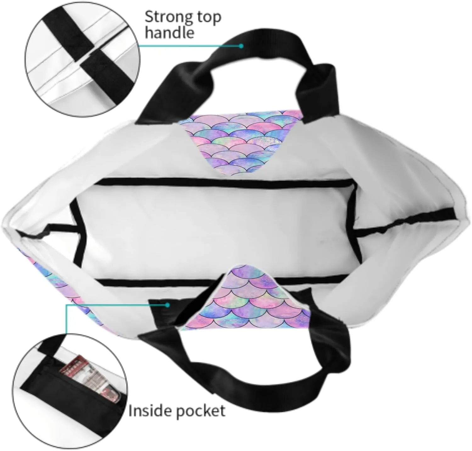 Shoulder Bag Large Reusable Eco-friendly Shopping Bags Portable Storage Handbag