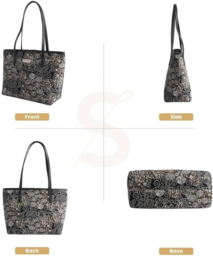 Signare Tapestry Shoulder Bag Tote Bag for Women with Travel or Work Tote Bags for Women
