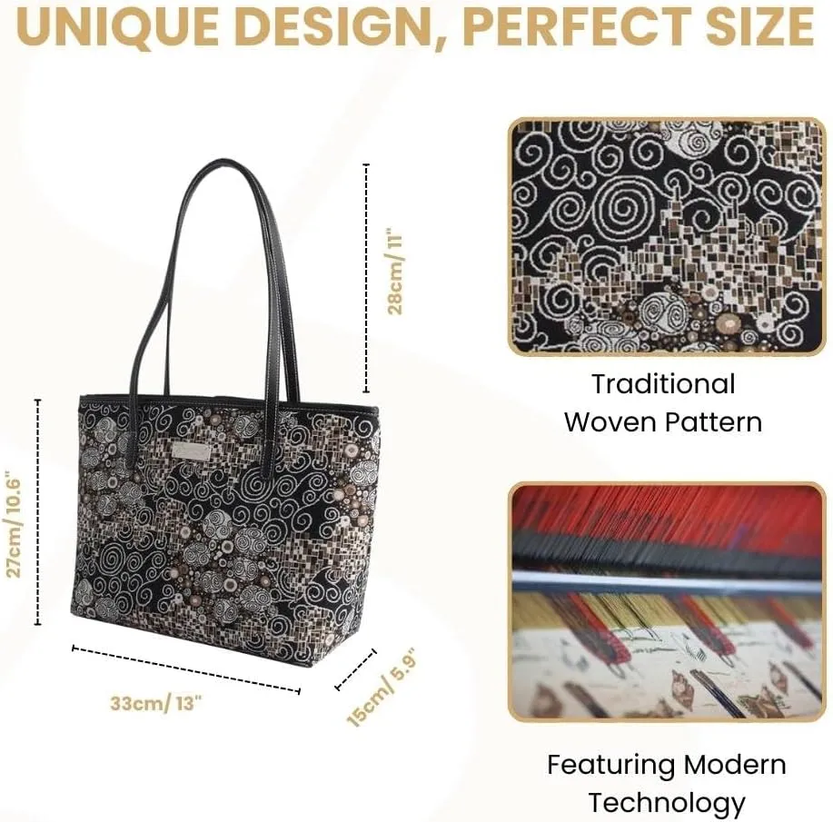 Signare Tapestry Shoulder Bag Tote Bag for Women with Travel or Work Tote Bags for Women