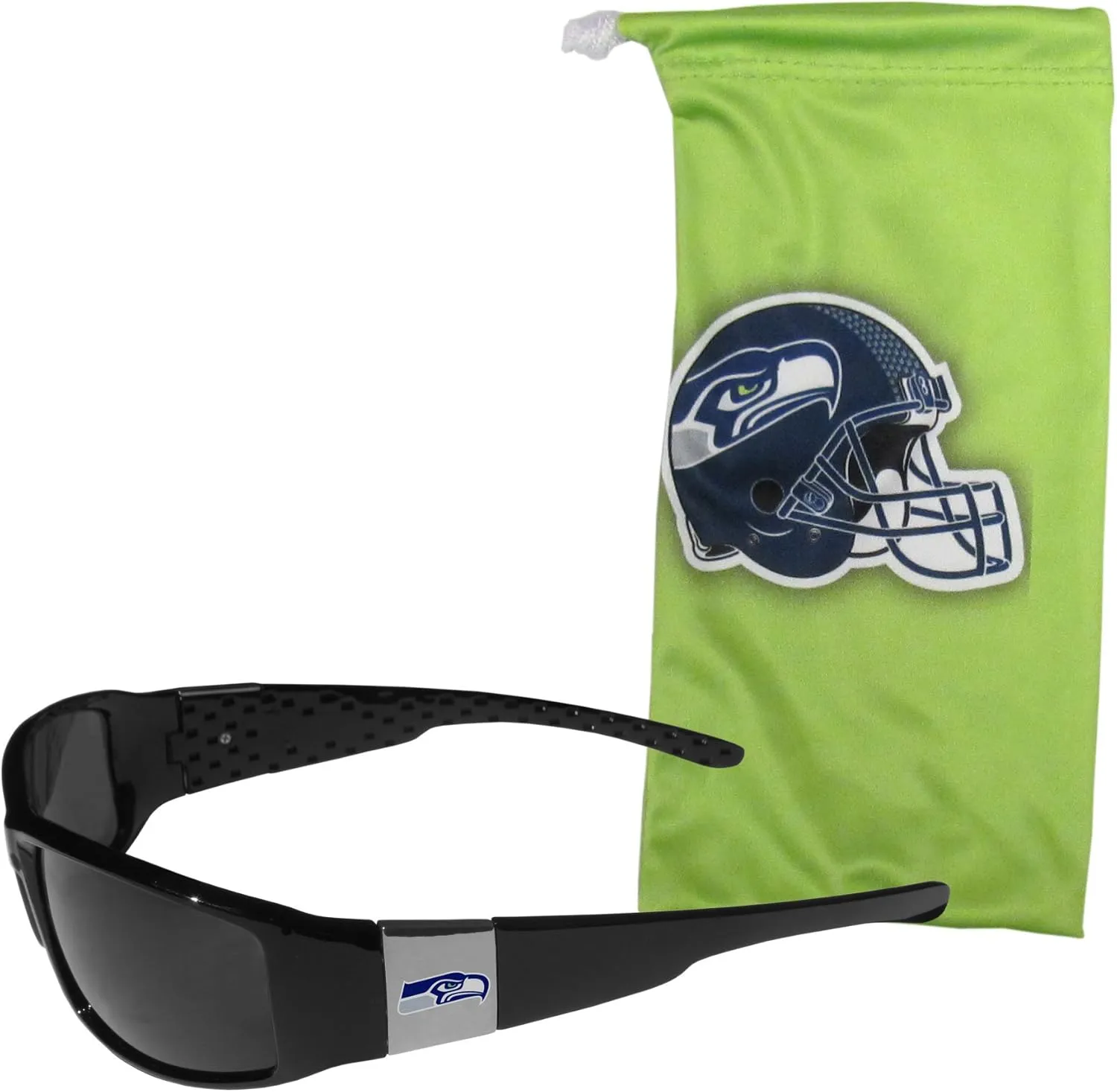 Siskiyou Chicago Bears Chrome Wrap Sunglasses and Bag