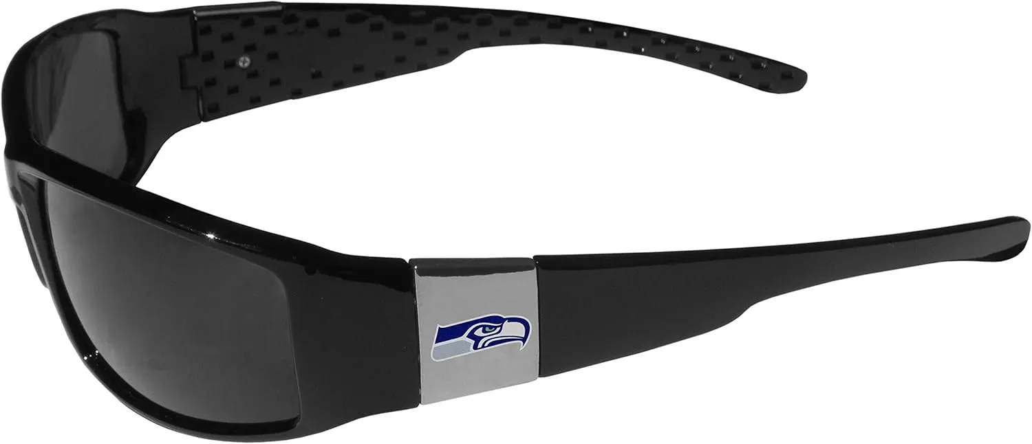 Siskiyou Chicago Bears Chrome Wrap Sunglasses and Bag