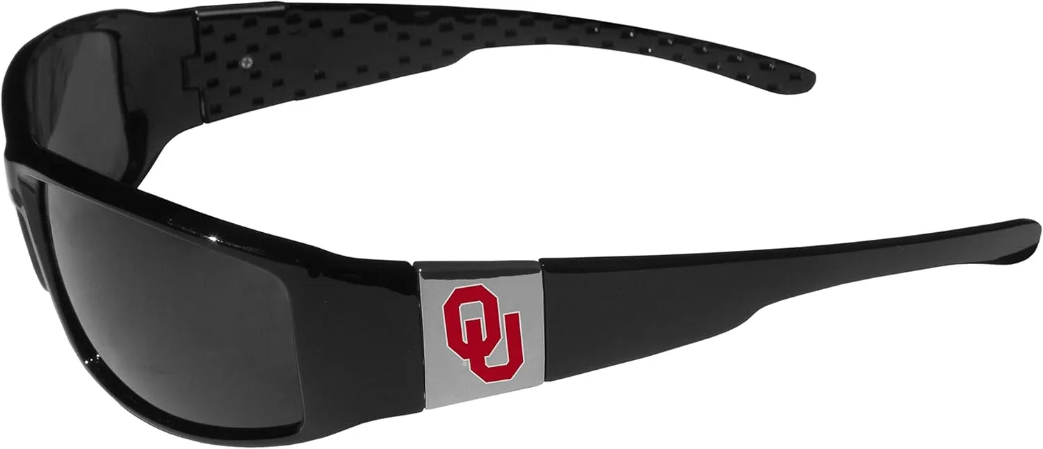 Siskiyou W. Virginia Mountaineers Chrome Wrap Sunglasses and Bag
