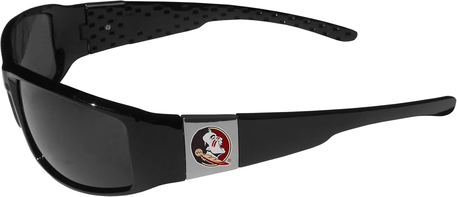 Siskiyou W. Virginia Mountaineers Chrome Wrap Sunglasses and Bag