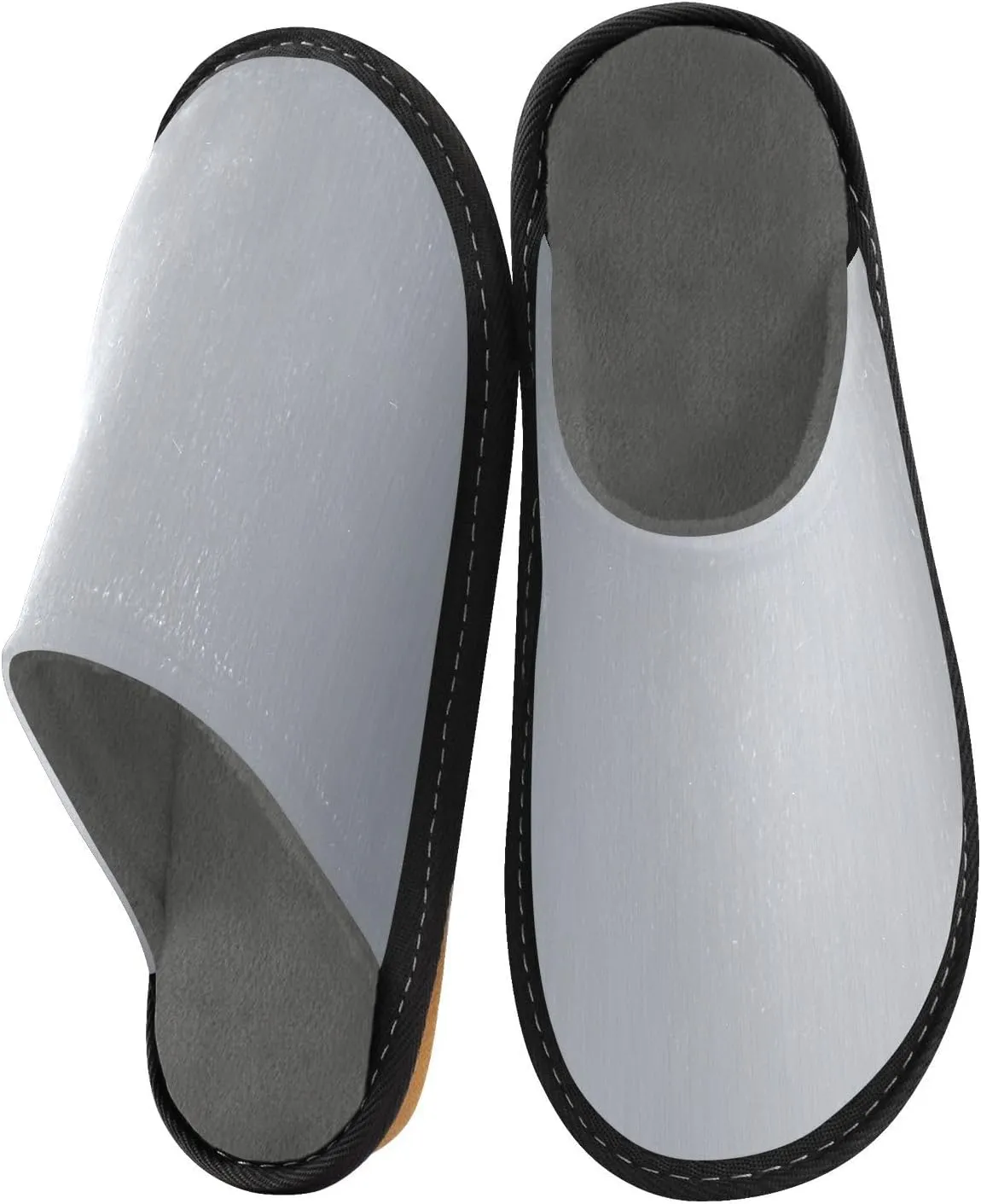 Slippers For Women Women Home Slippers Indoor Sleepers Womens Slippers House Shoes For Women Cozy Women'S Slippers Silver Metallic Gradient Scratches Titan Steel