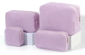 Small Corduroy Cosmetic Bag