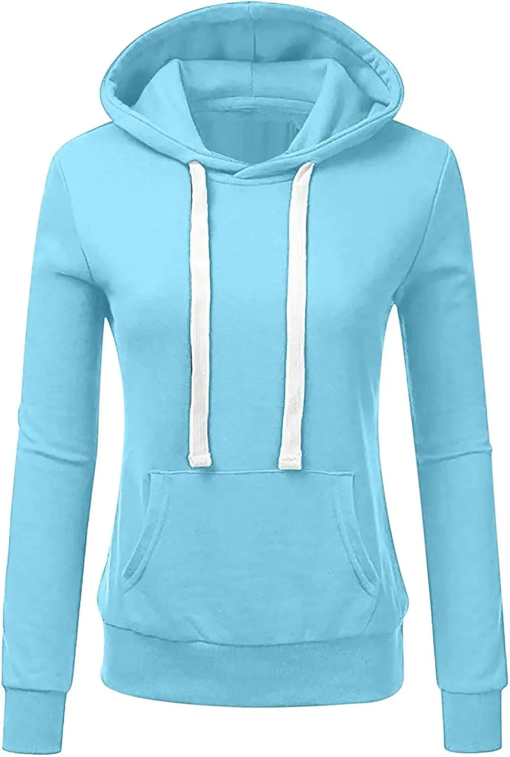 SMIDOW Hooded Sweatshirts for Women Fall Fashion Color Block Y2K Hoodies Pullover Tops Fleece Outfits 2023 Winter Clothes