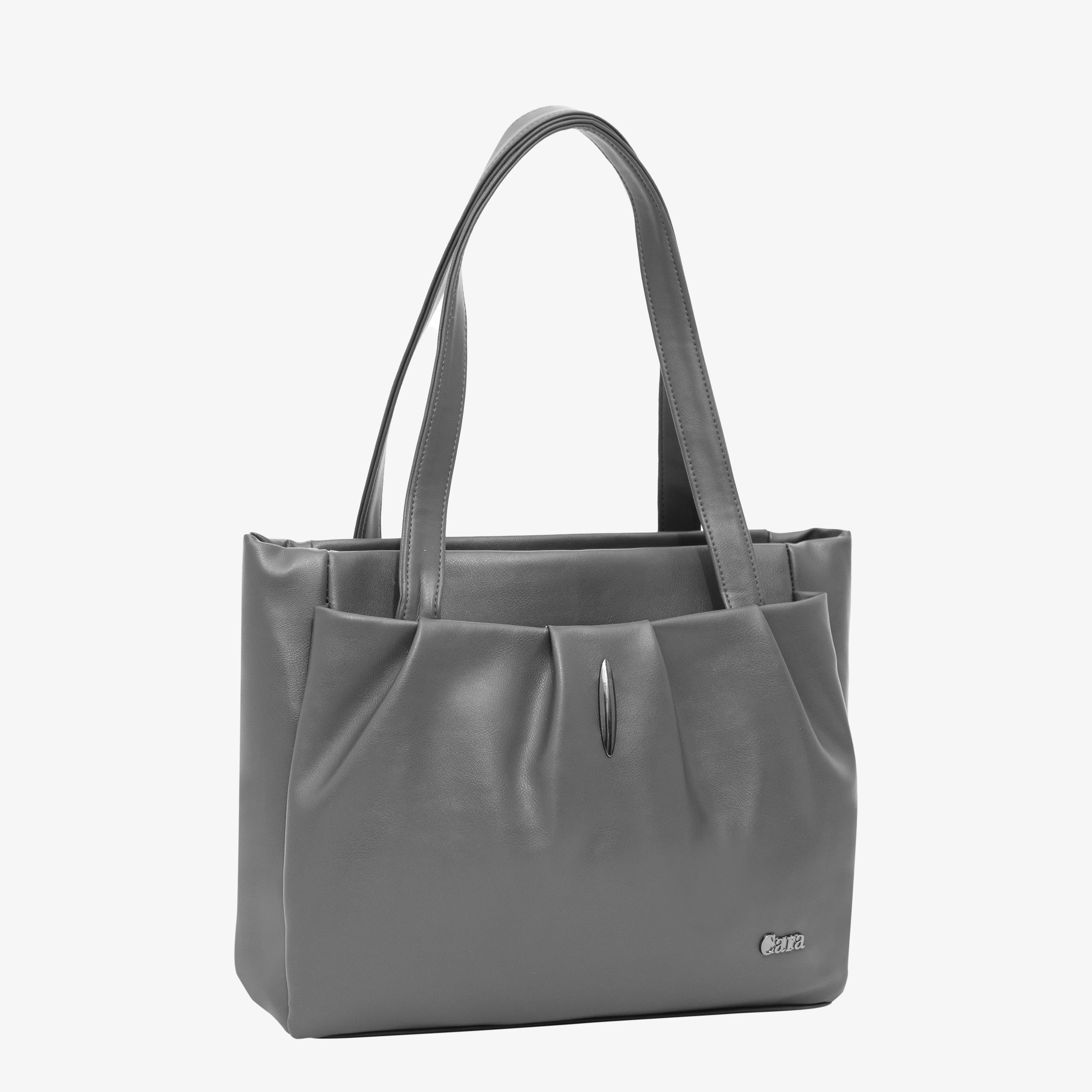 Smoky Gray Charm Handbag