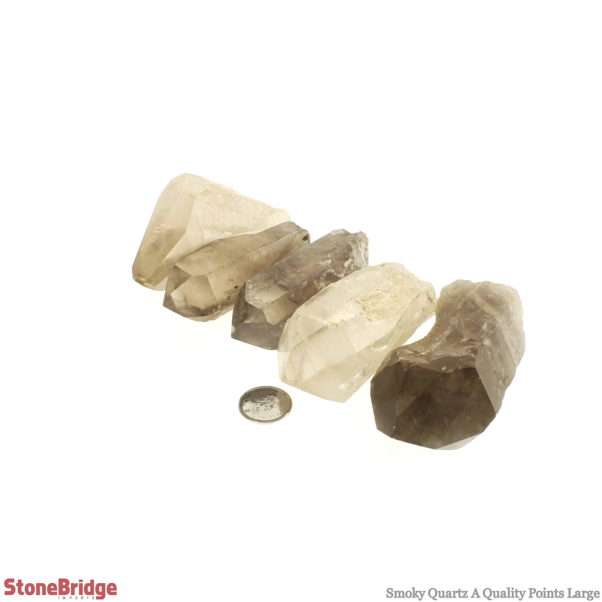 Smoky Quartz Points A Large - 500g