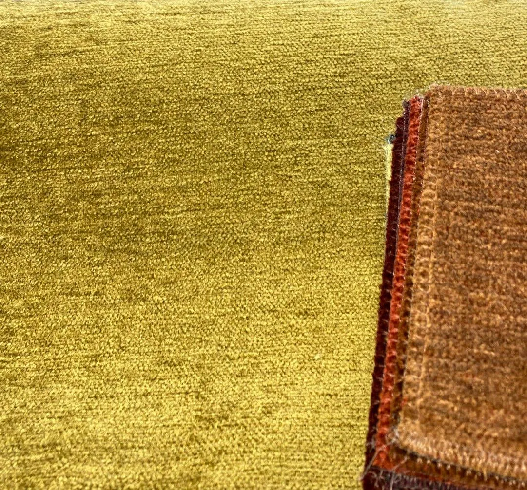 Soft Chenille Tuscany Green Cuddle Upholstery Fabric By The Yard