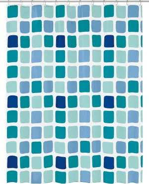 Sonny PVC Free 100% Peva Shower Curtain 70.9x78.7in [180x200cm] (Blue)