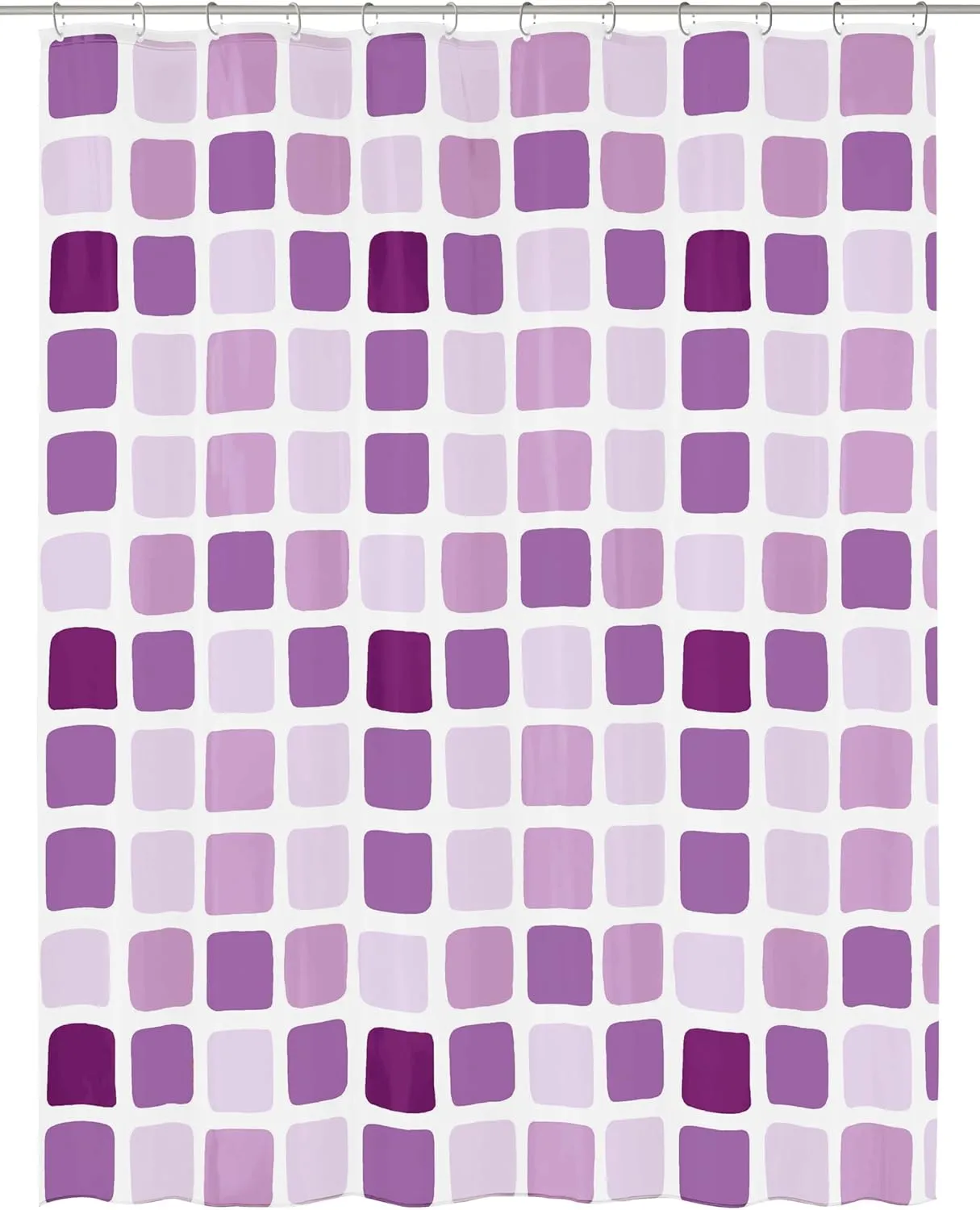 Sonny PVC Free 100% Peva Shower Curtain 70.9x78.7in [180x200cm] (Violet)