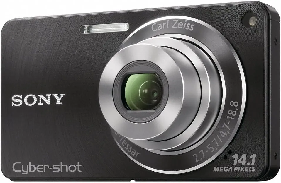 Sony DSC-W350 14.1MP Digital Camera with 4x Wide Angle Zoom with Optical Steady Shot Image Stabilization and 2.7 inch LCD (Black)
