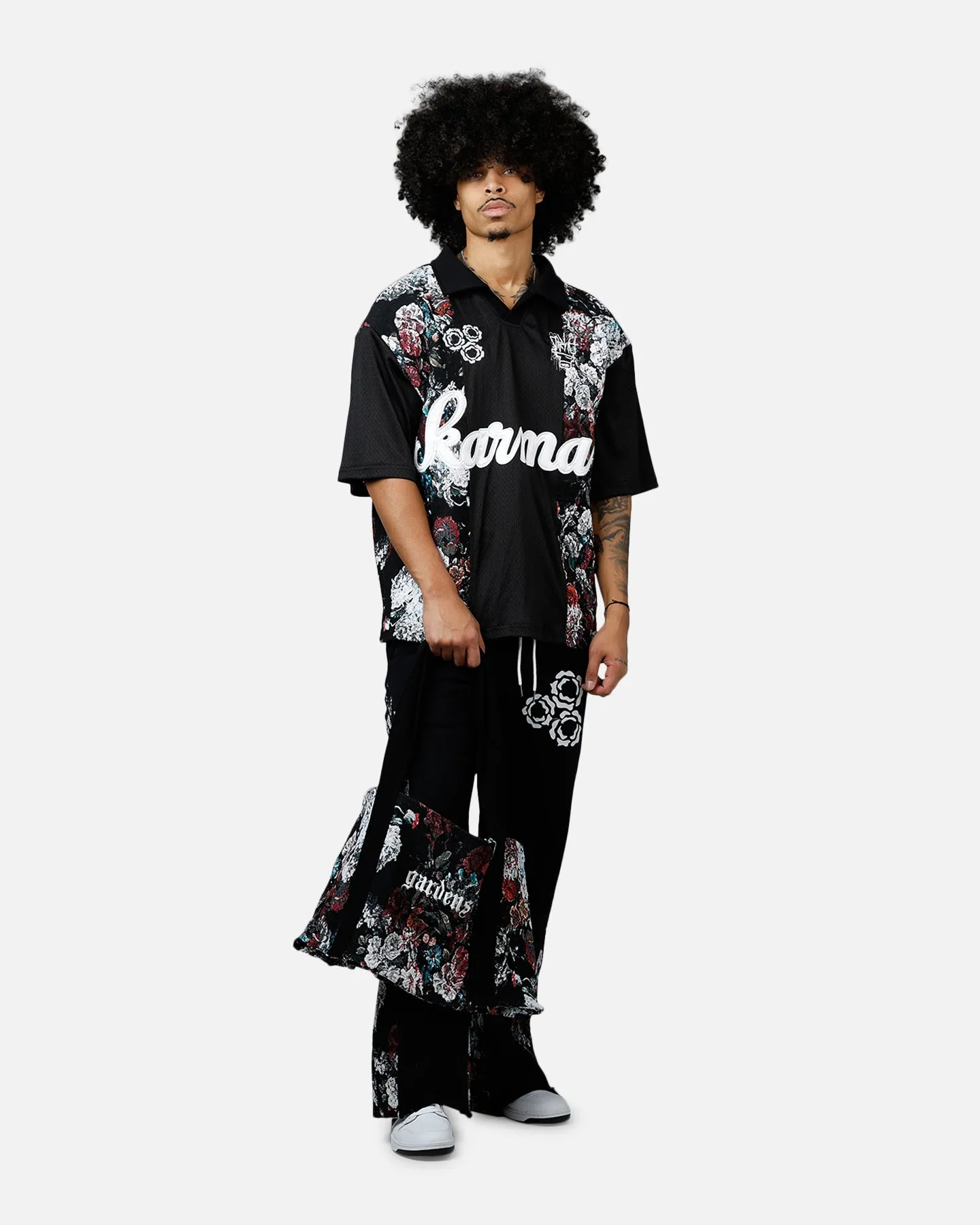 Soul By Ame Flower Tote Black