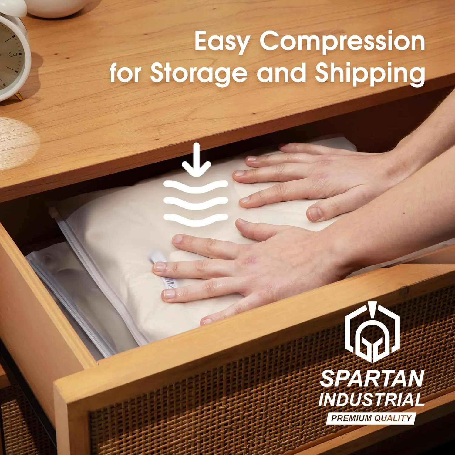 Spartan Industrial - 9" X 12" (500 Count) 3 Mil Frosted Reclosable Zip Plastic Bags with Resealable Lock Seal Zipper and Vent Hole | For Packaging Clothes, Shirts & More