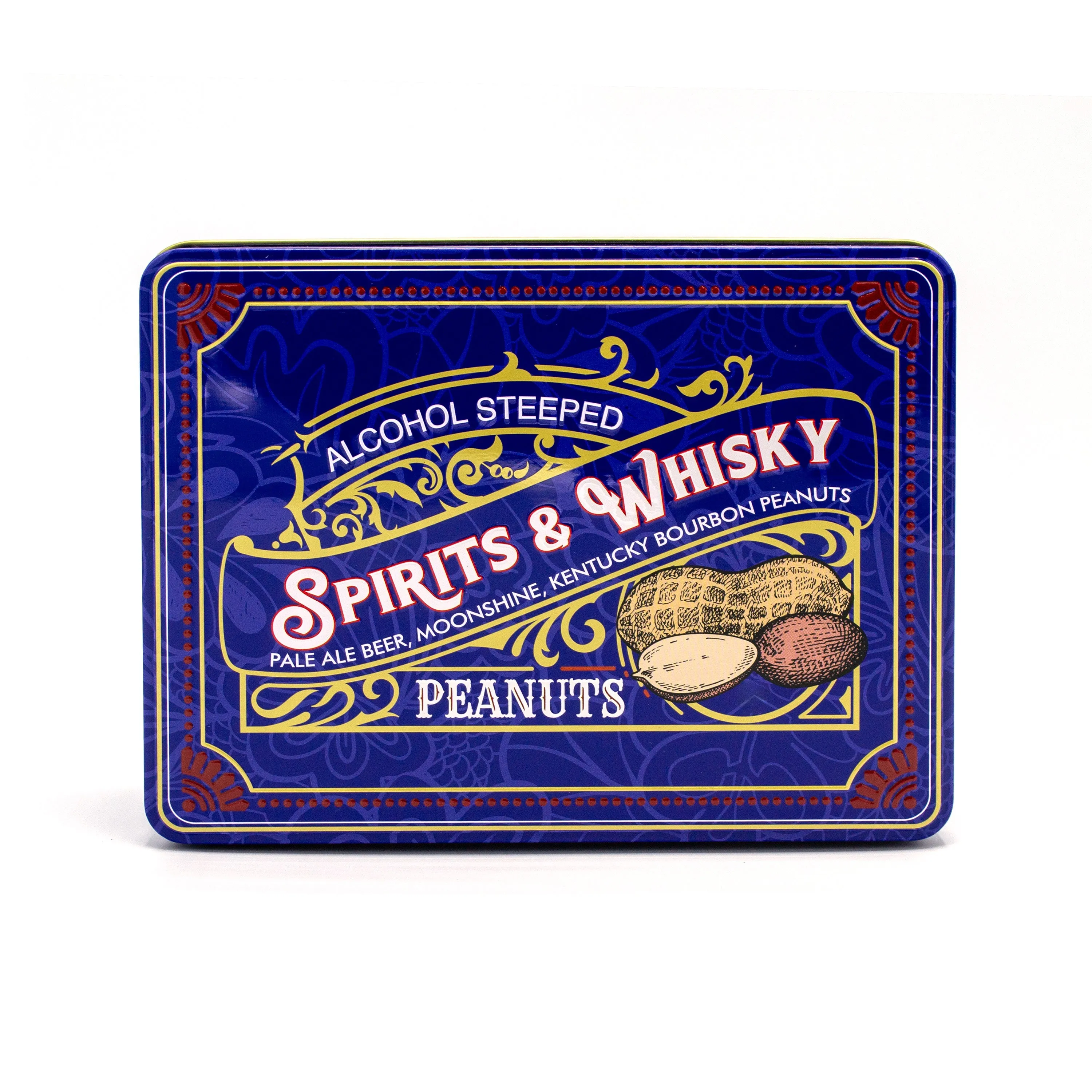 Spirits & Whisky Peanuts Men's Gift Tin – 3 Gourmet Flavors |