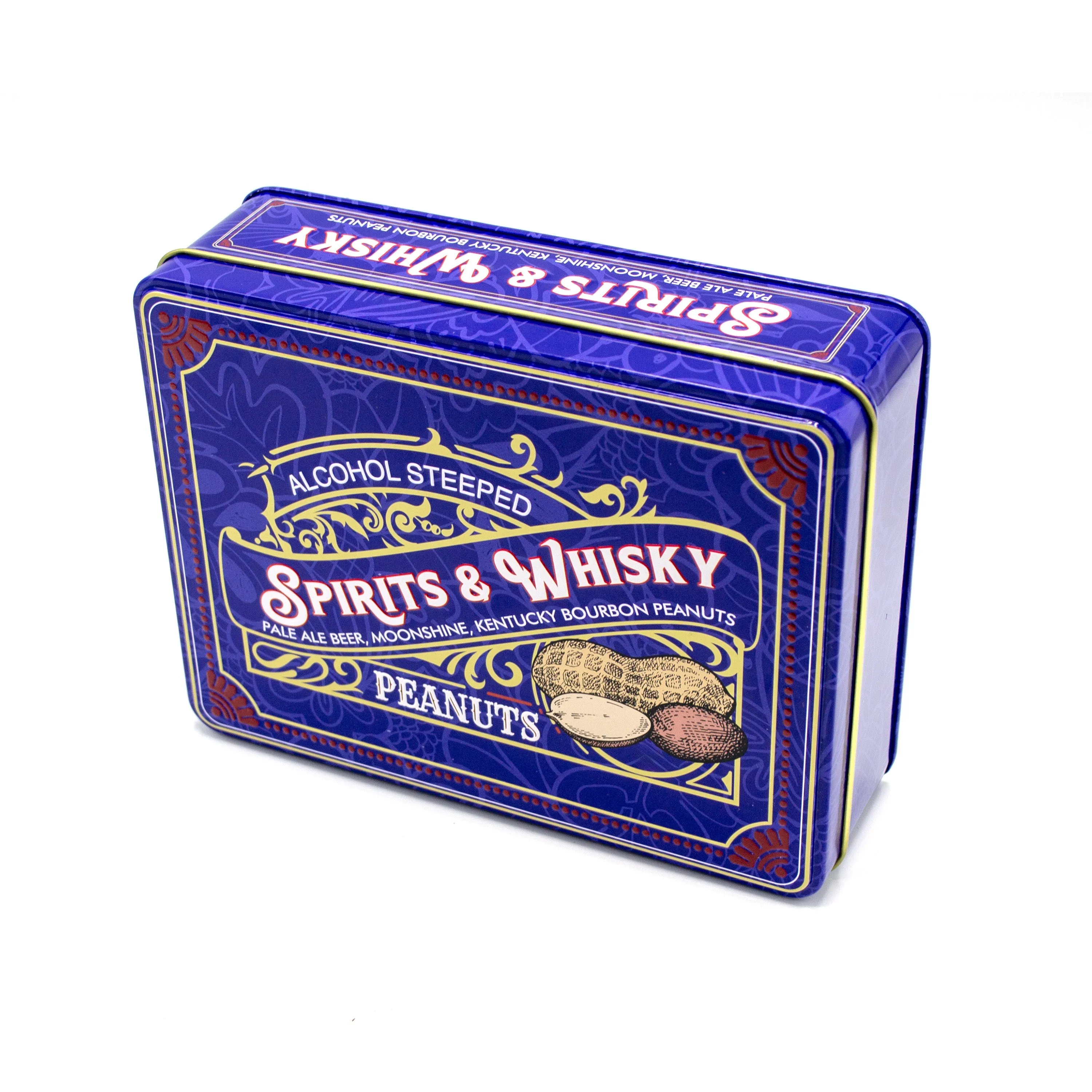 Spirits & Whisky Peanuts Men's Gift Tin – 3 Gourmet Flavors |