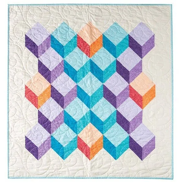 Square Deal Table Topper or Mini-Quilt Printed Pattern