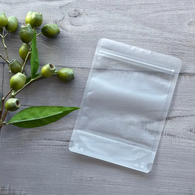 Stand-Up Pouch Clear Frosted - Medium Pk50