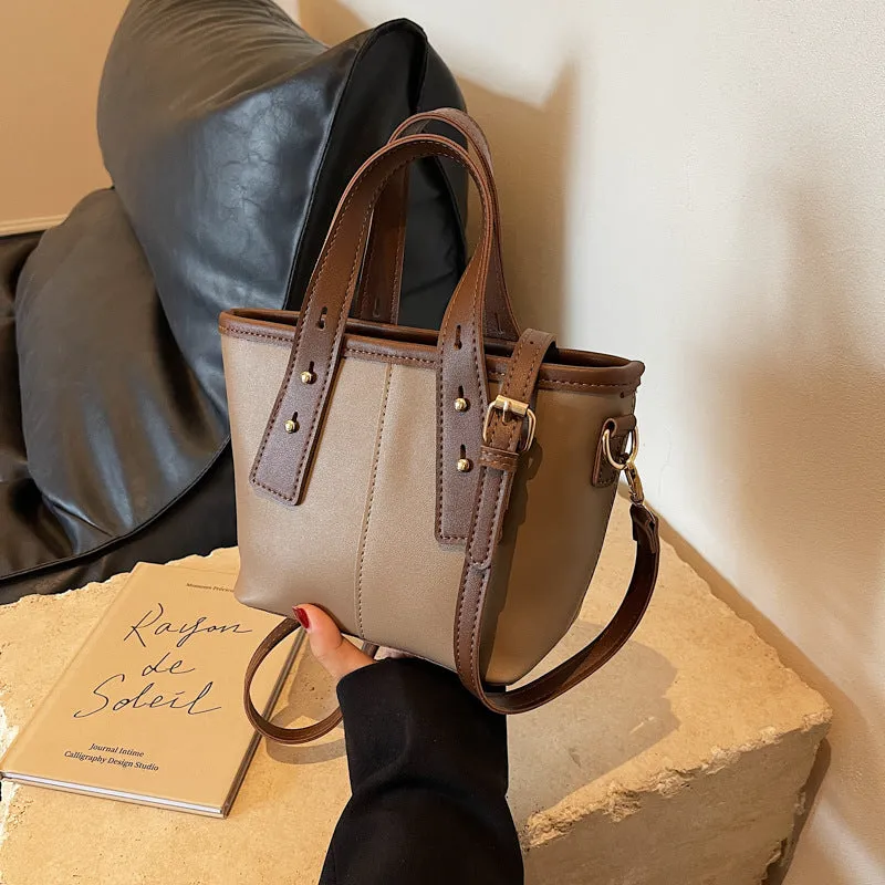 STOREXQ 2025 Popular trade is popular this year, bucket bags for women's popular new Korean retro shoulder bags, high-end messenger bags.