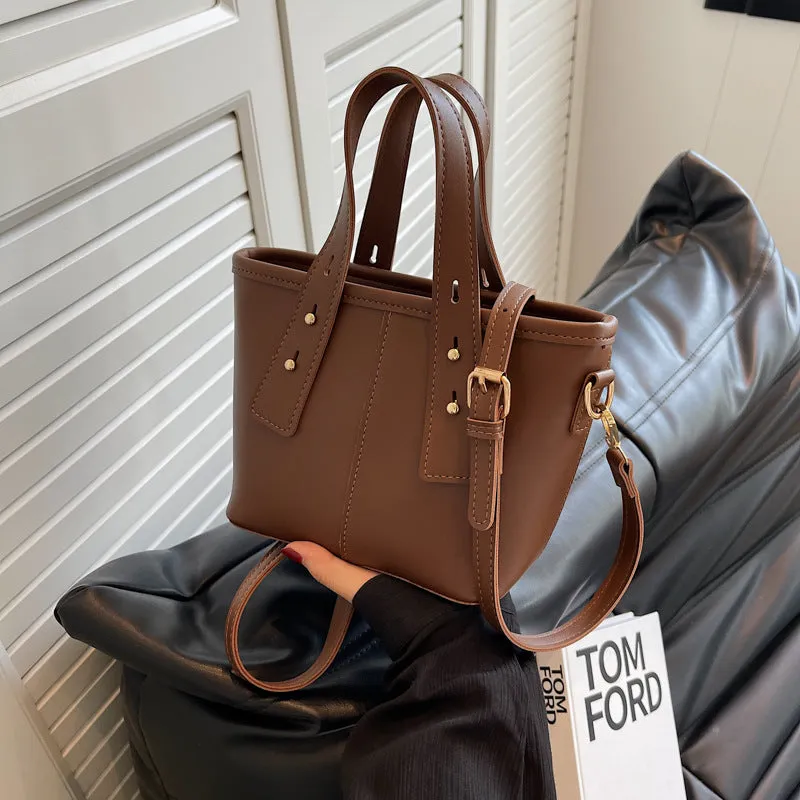 STOREXQ 2025 Popular trade is popular this year, bucket bags for women's popular new Korean retro shoulder bags, high-end messenger bags.