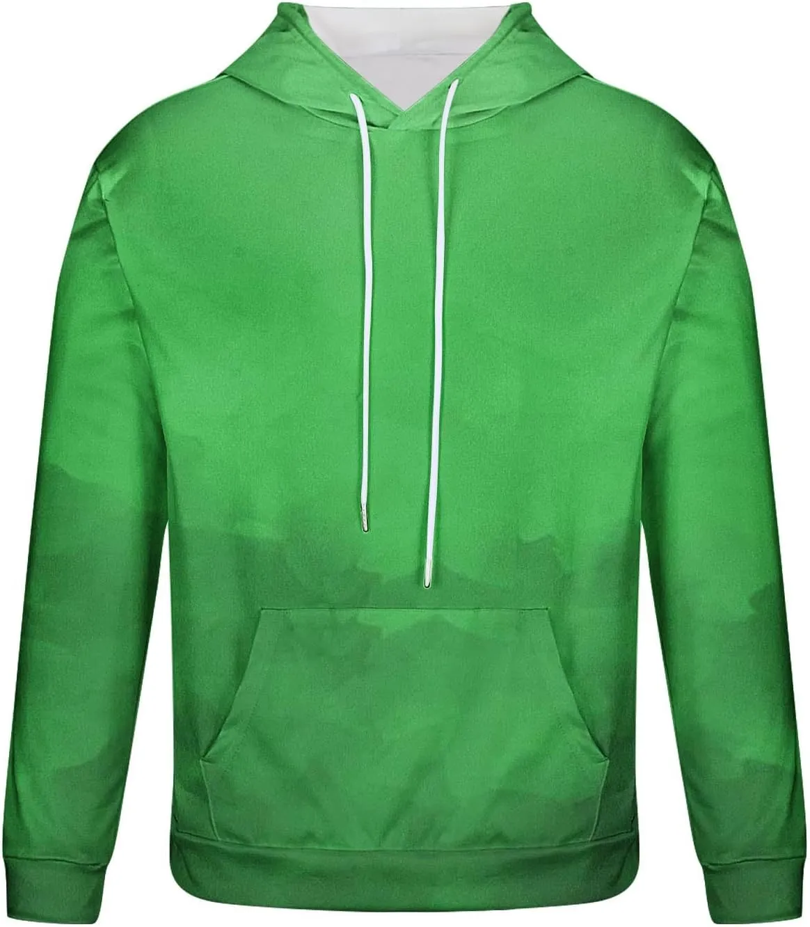 Sweatshirts for Men Oversized Casual Long Sleeve Gradient Drawstring Hoodies Loose Fit Hooded Sweatshirt with Pocket